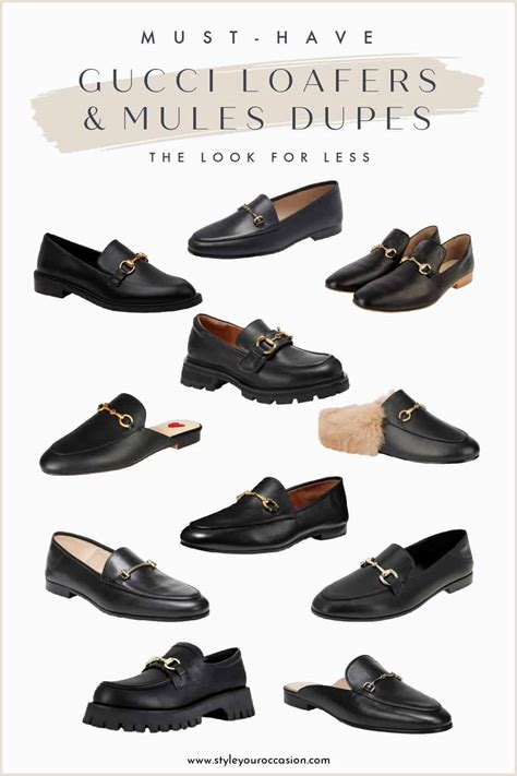 black gucci loafers dupe|cheap gucci loafer dupes.